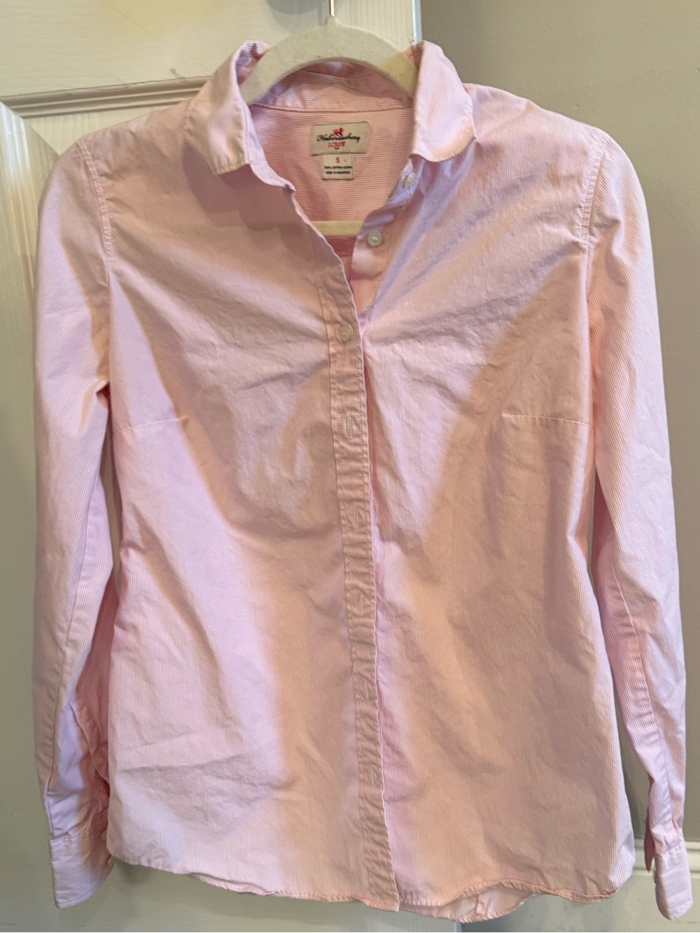 J. Crew Haberdashery Light Pink Cotton Button-Down Shirt